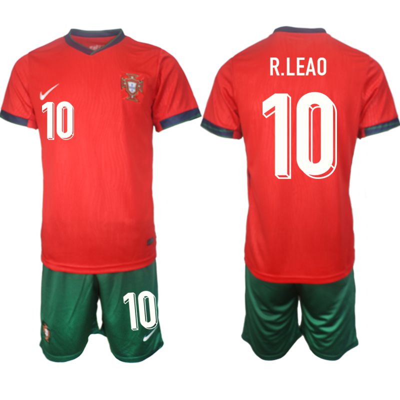 Men 2024-2025 Season Portugal home red 10 Soccer Jerseys